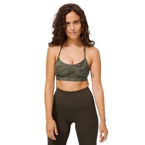 Lululemon camo sports bra